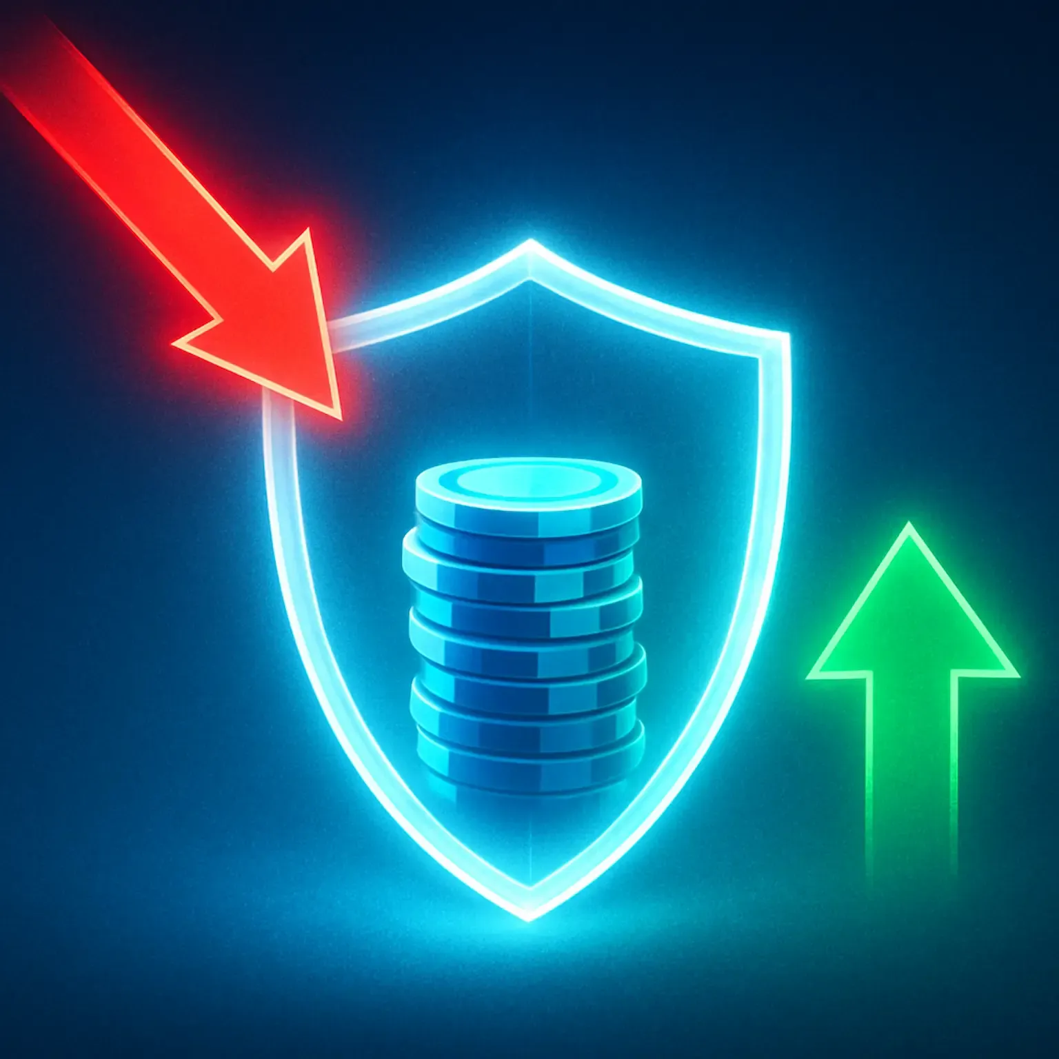 একটি শিল্ডের প্রতীক যা হেজিং কৌশলের মাধ্যমে বেটিংয়ের ঝুঁকি কমানোর ধারণাকে চিত্রিত করছে।