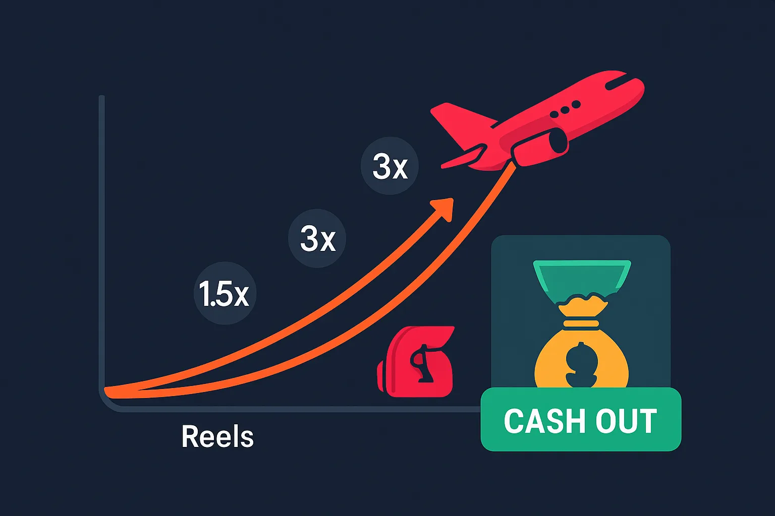 Aviator Game Mechanics Infographic