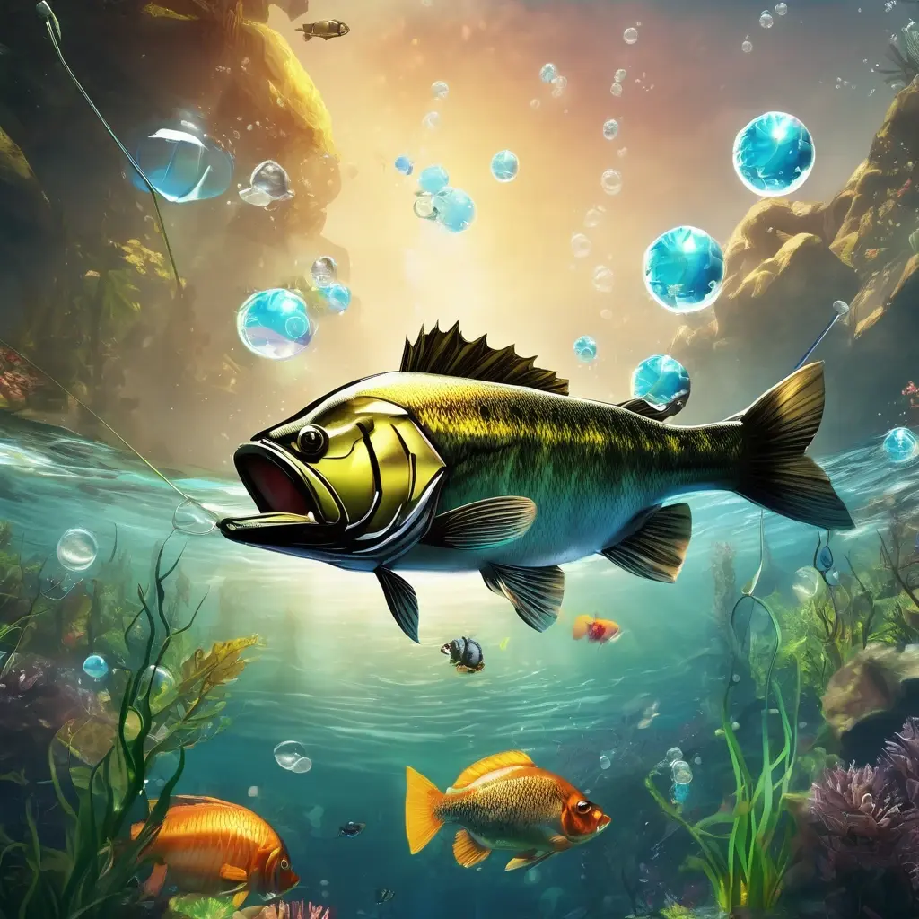 Big Bass Crash gameplay screen showing the fisherman and multiplier counter