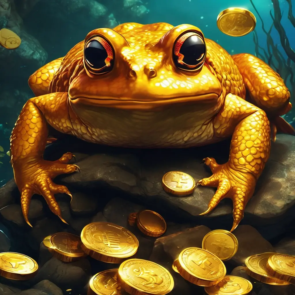 The Golden Toad boss in Bombing Fishing