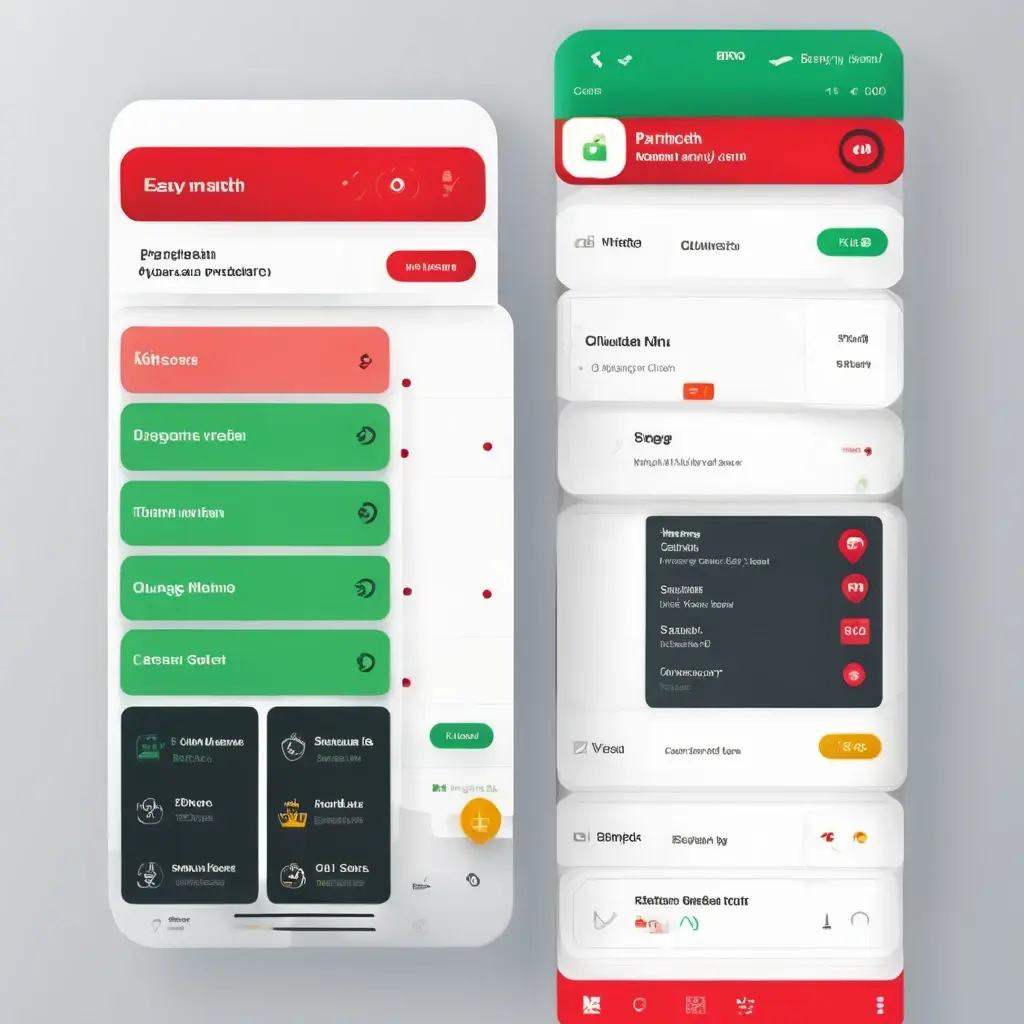 App UI Side by Side Comparison