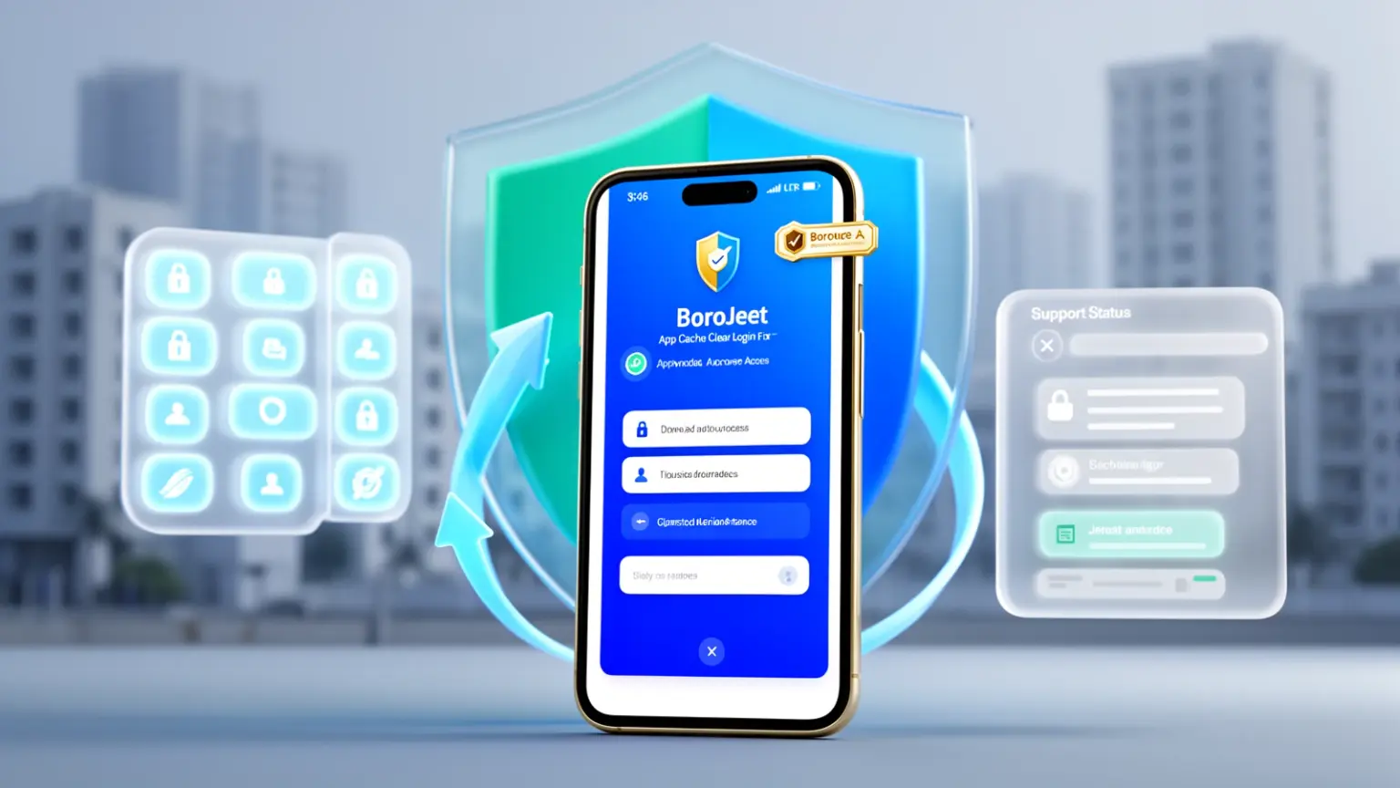 BoroJeet App Cache Clear Login Fix hero visual