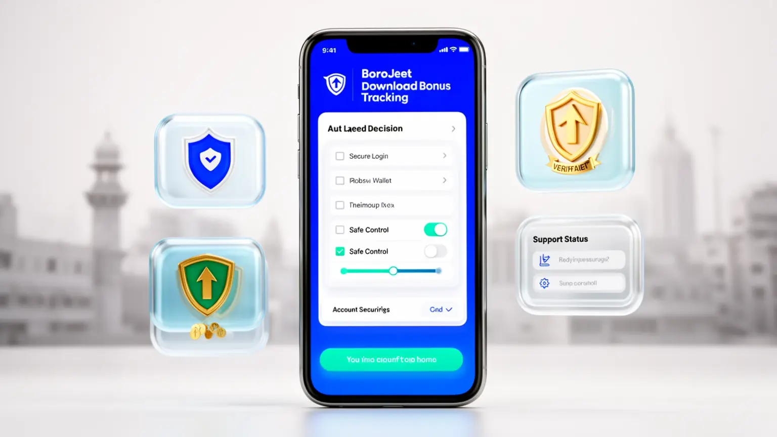 BoroJeet App Download Bonus Tracking checklist visual