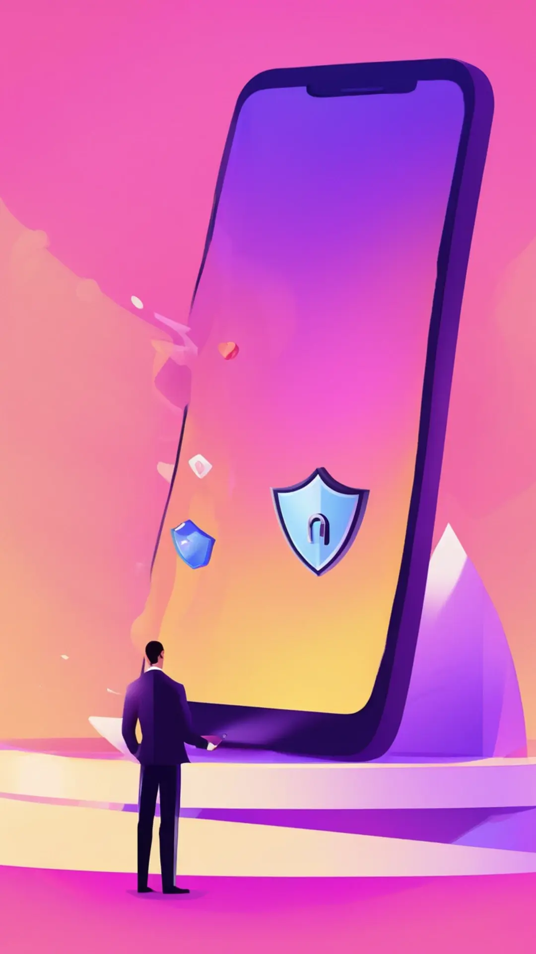A secure account settings screen representing BoroJeetBD Register First App Install