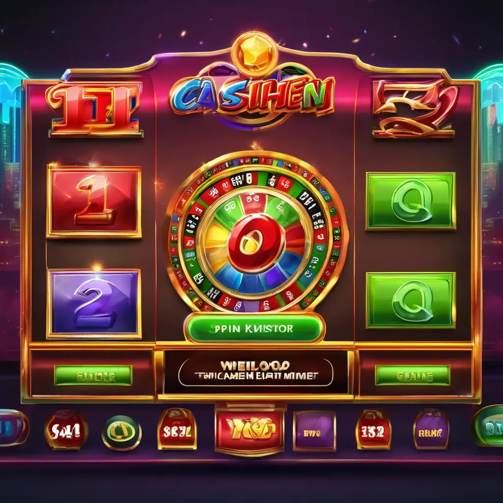 Caishen Wins gamble wheel screen showing options to gamble spins and multipliers