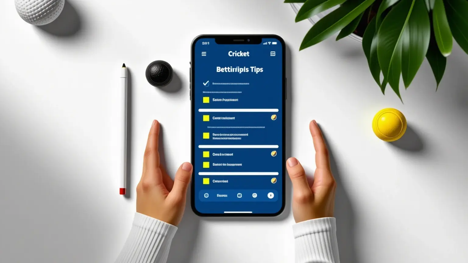 Cricket Betting Tips App BD checklist interface
