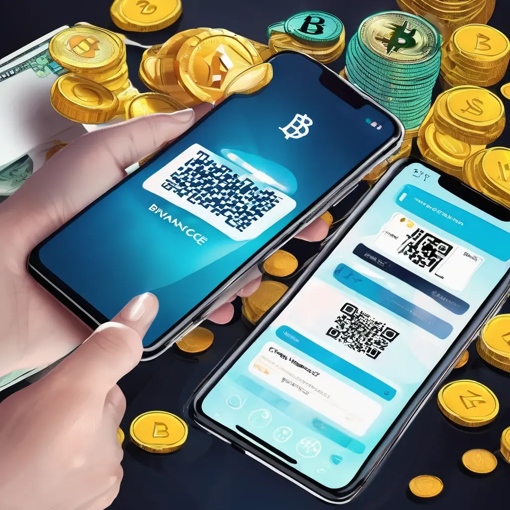 Process of depositing money using a crypto wallet like Binance or Trust Wallet.