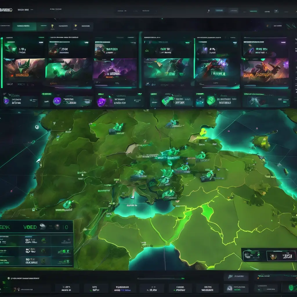 Esports Betting Markets Interface