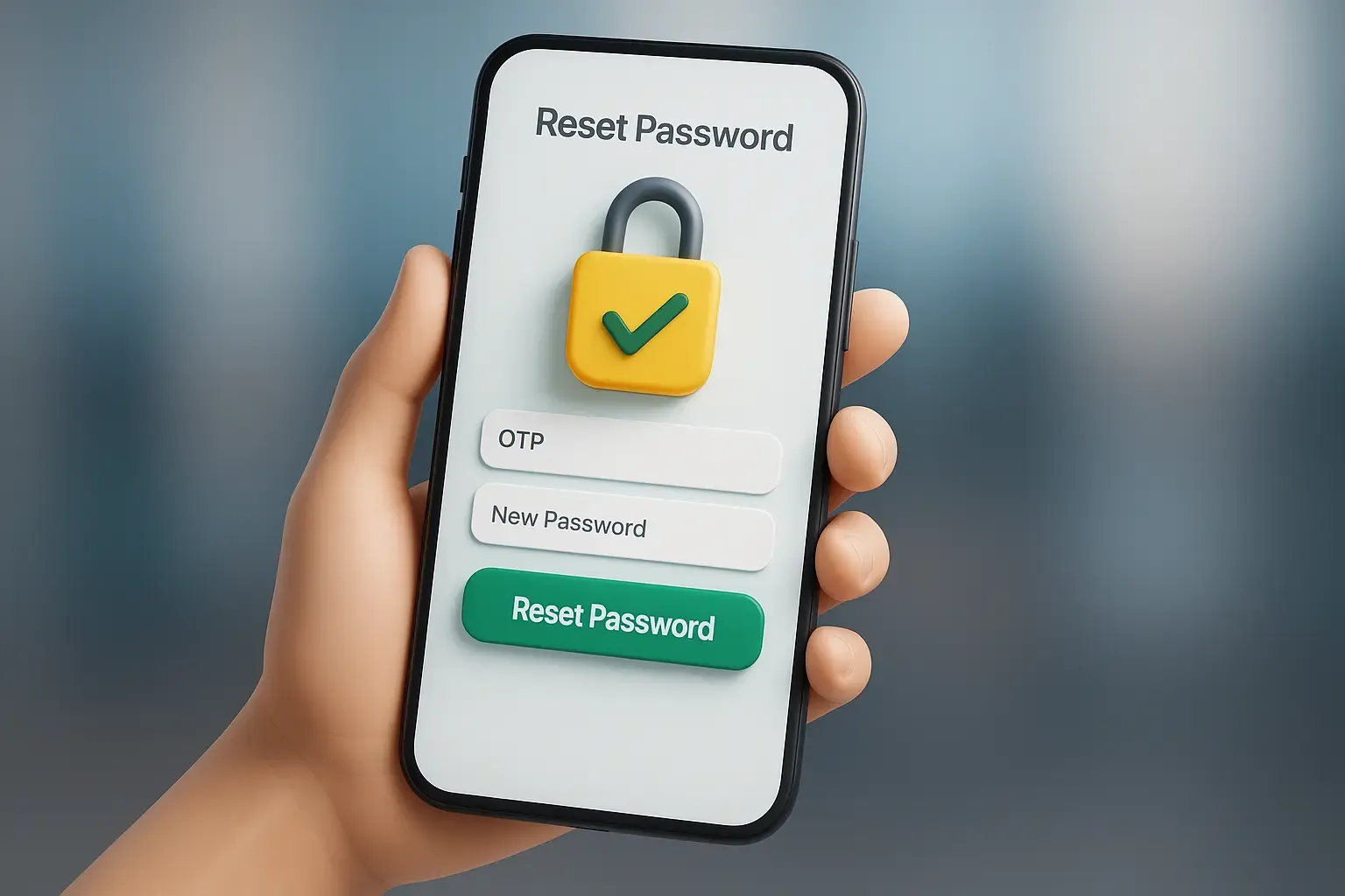 Forgot Password Reset Process - OTP and New Password