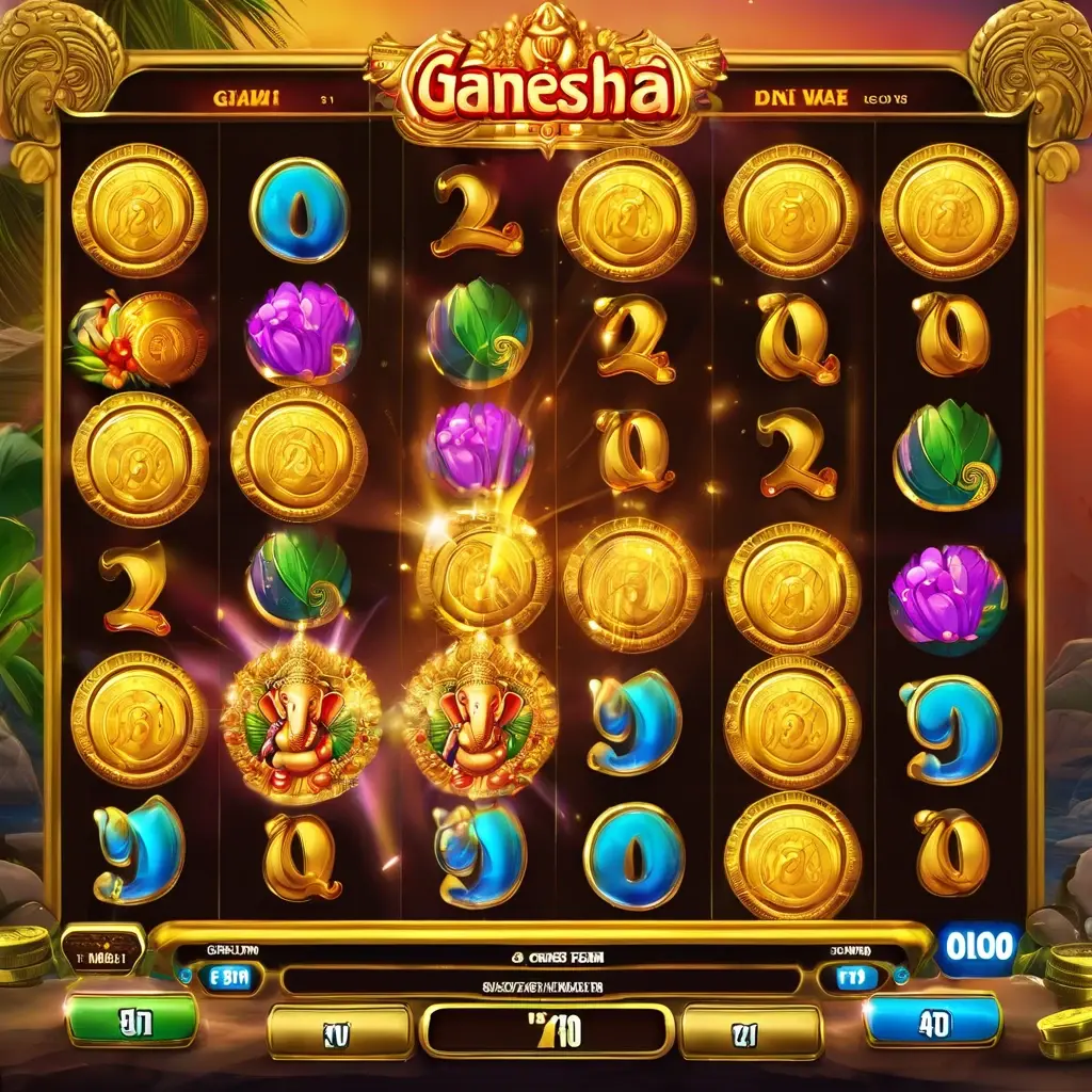 Ganesha Gold slot gameplay showing Wild Collection