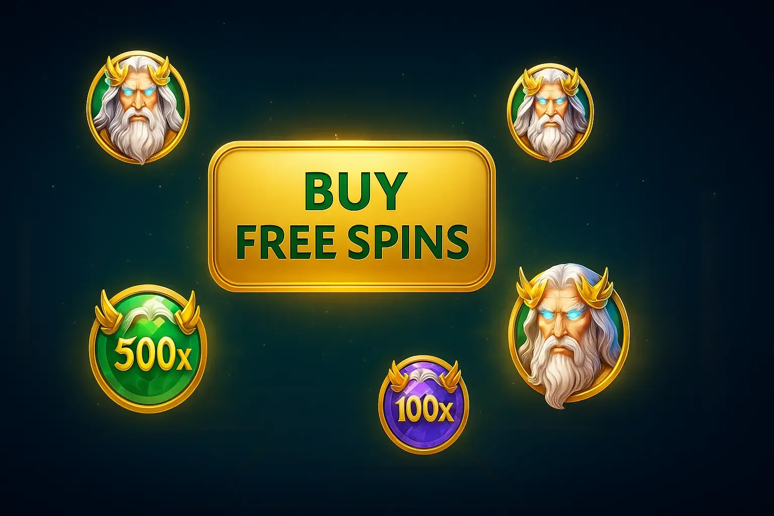 The Free Spins purchase screen and bonus round interface. ফ্রি স্পিন কেনার স্ক্রিন এবং বোনাস রাউন্ড ইন্টারফেস।