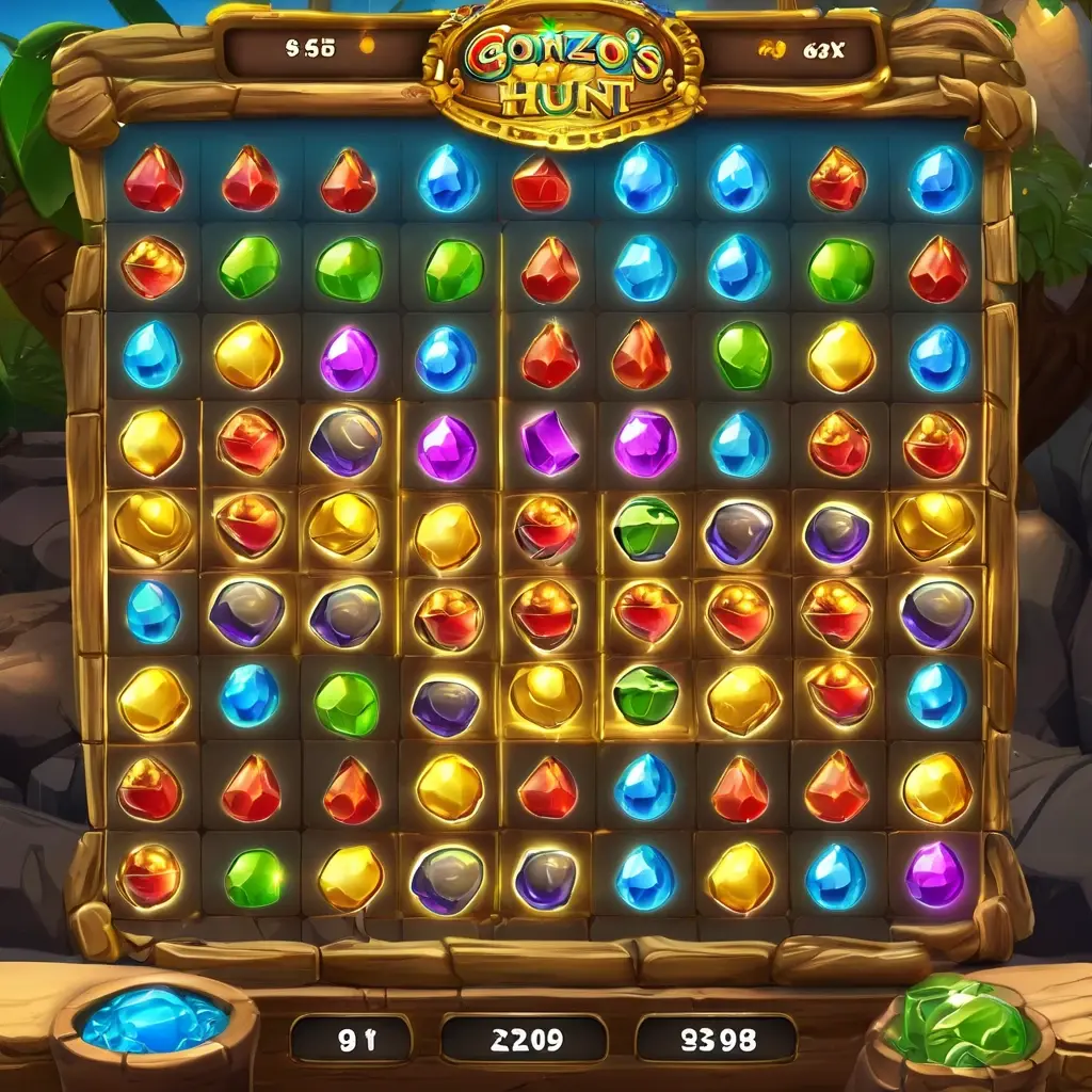 Gonzo's Treasure Hunt Gameplay Wall Selection