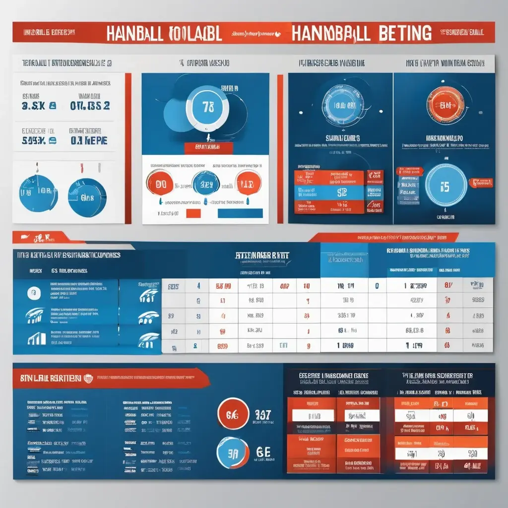 Chart showing handball betting strategies and key statistics