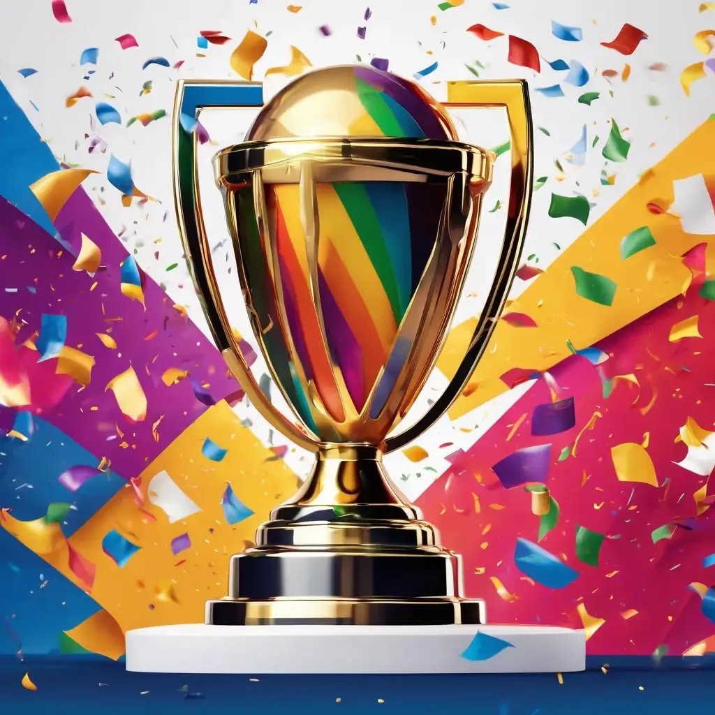 IPL 2026 trophy with team logos in background