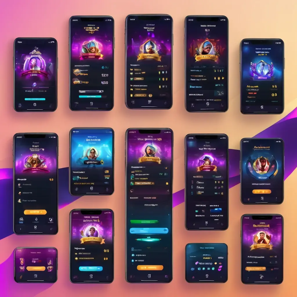 Digital leaderboard on a mobile screen showing player ranks and prize distribution