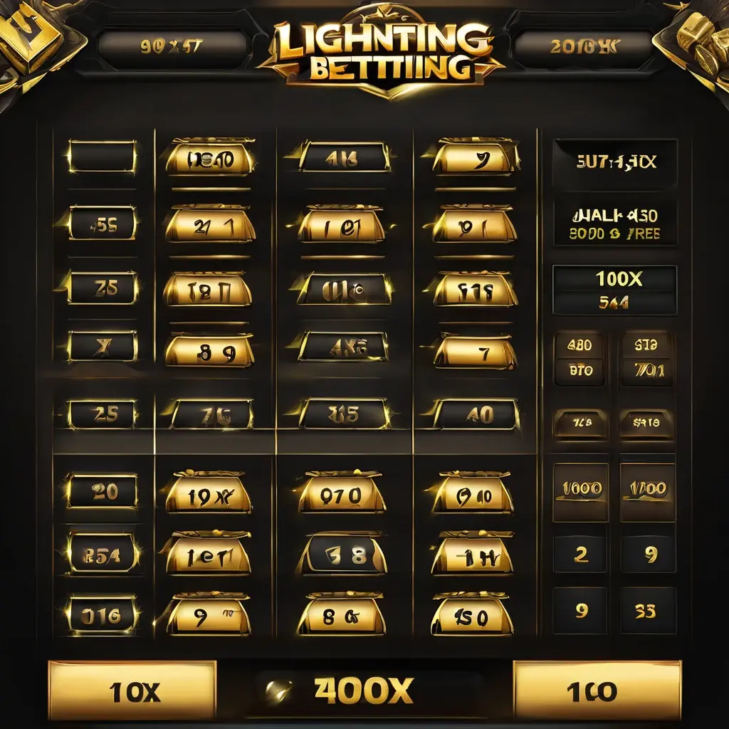 Lightning Dice betting grid showing numbers 3 to 18