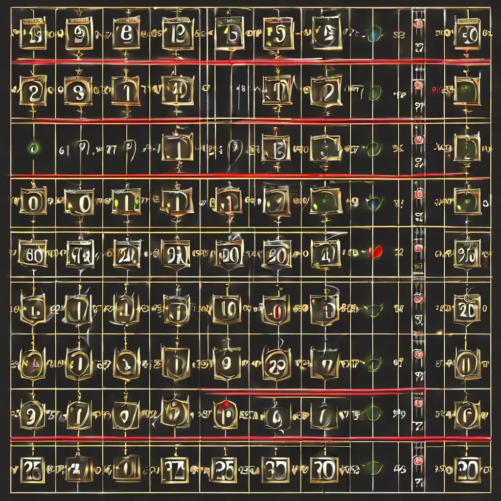 Diagram showing a Megaways slot grid with varying symbol heights on each reel