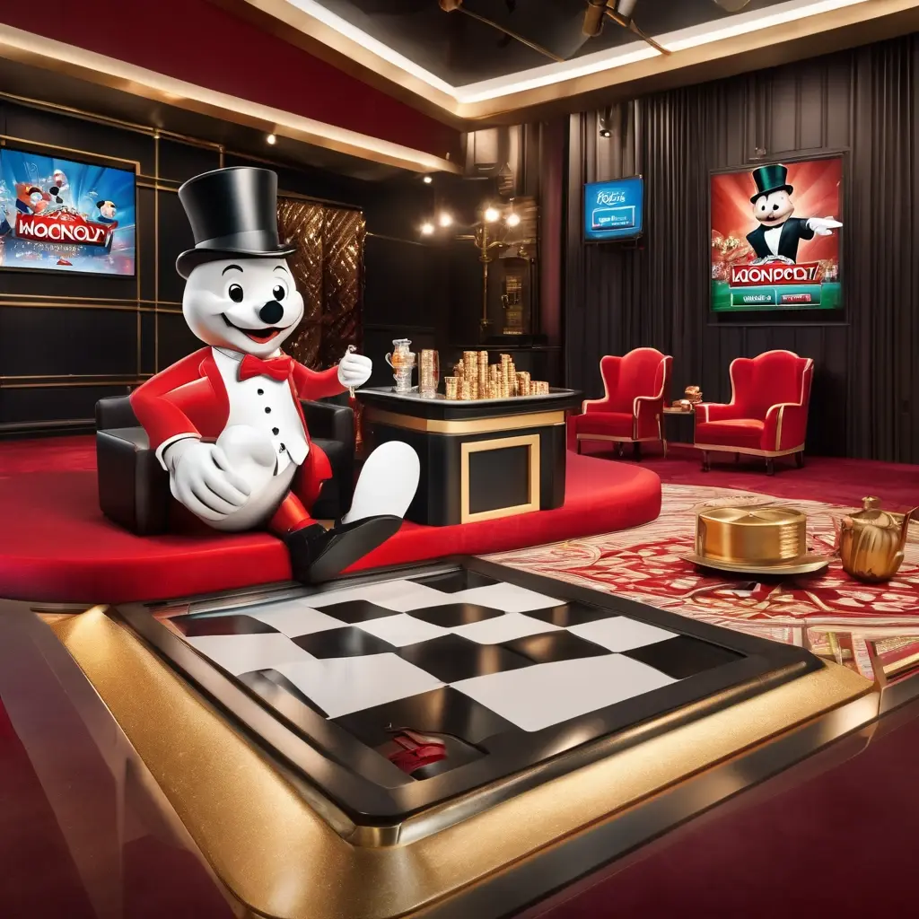 Monopoly Live Studio with Mr. Monopoly Drinking Tea