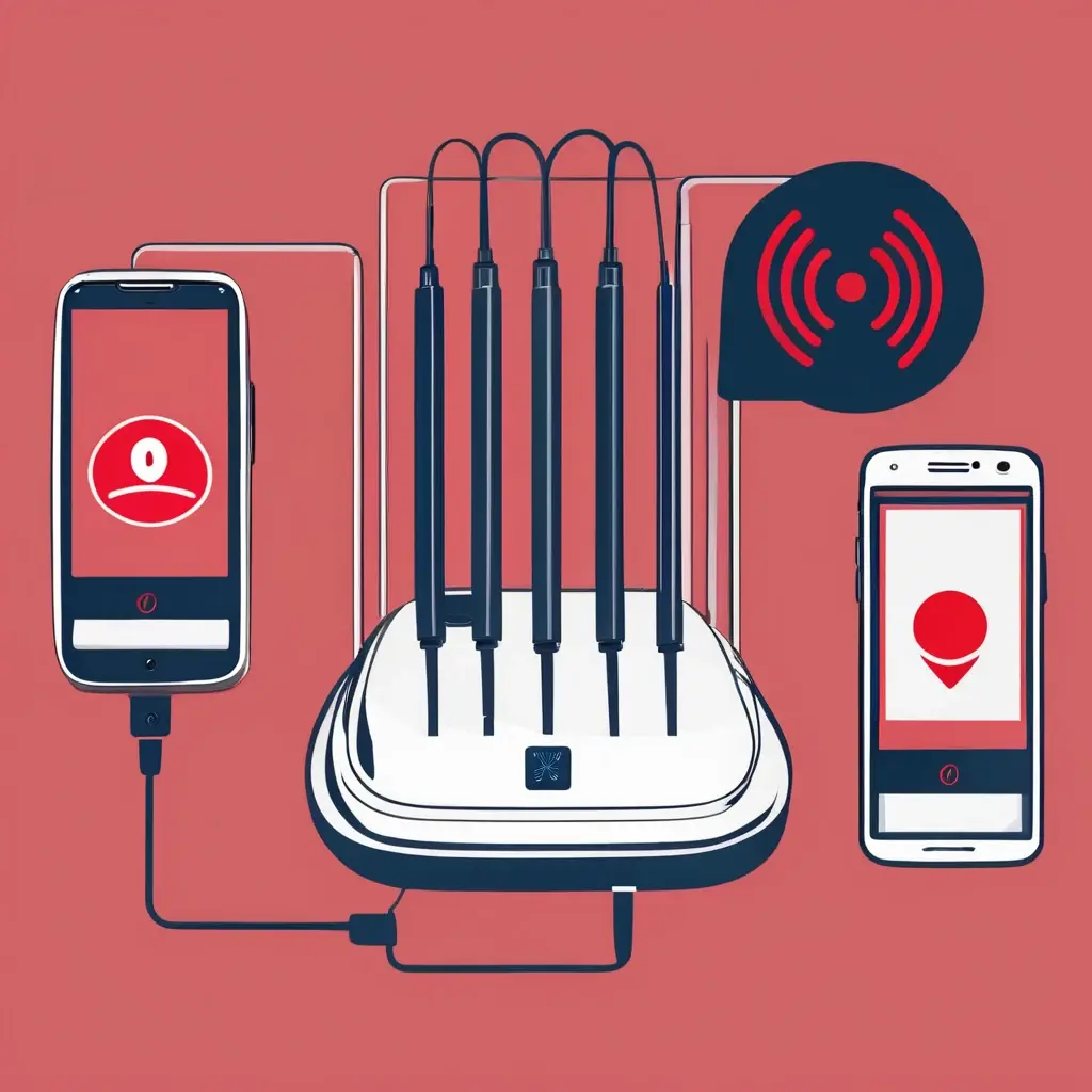 Multiple Accounts Connected by Red String