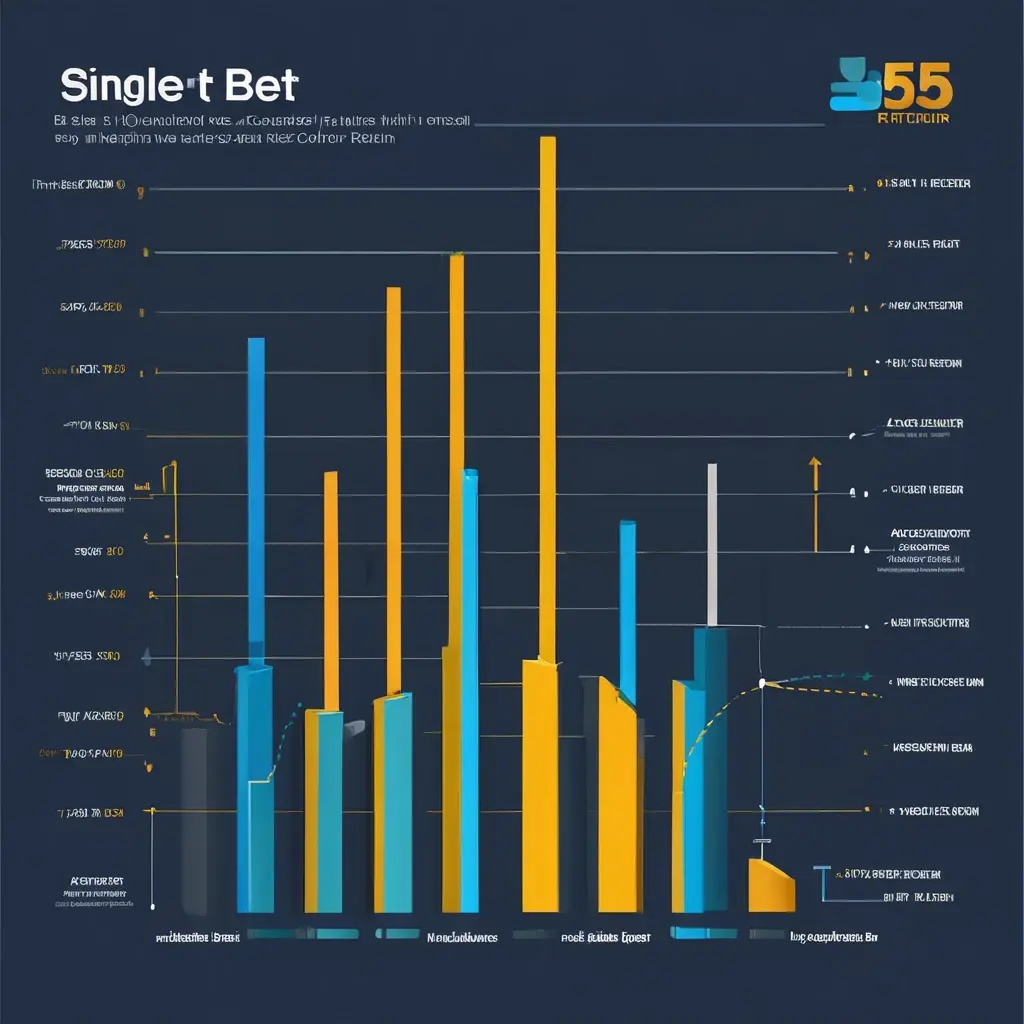 Chart comparing single bet returns vs accumulator returns
