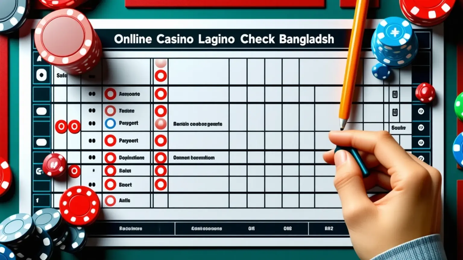 Online Casino Legit Check Bangladesh checklist interface
