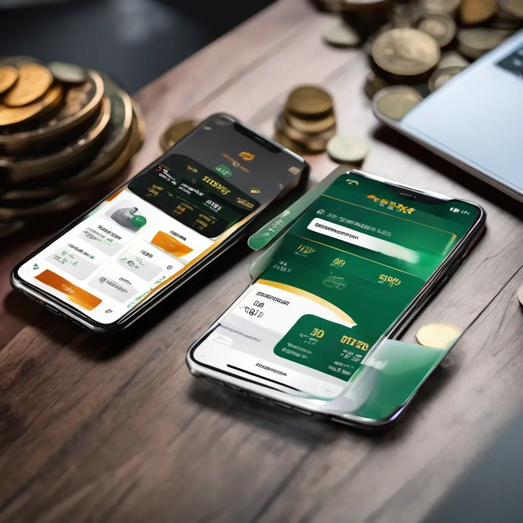 A mobile payment history interface representing Pending Deposit After TrxID Submission