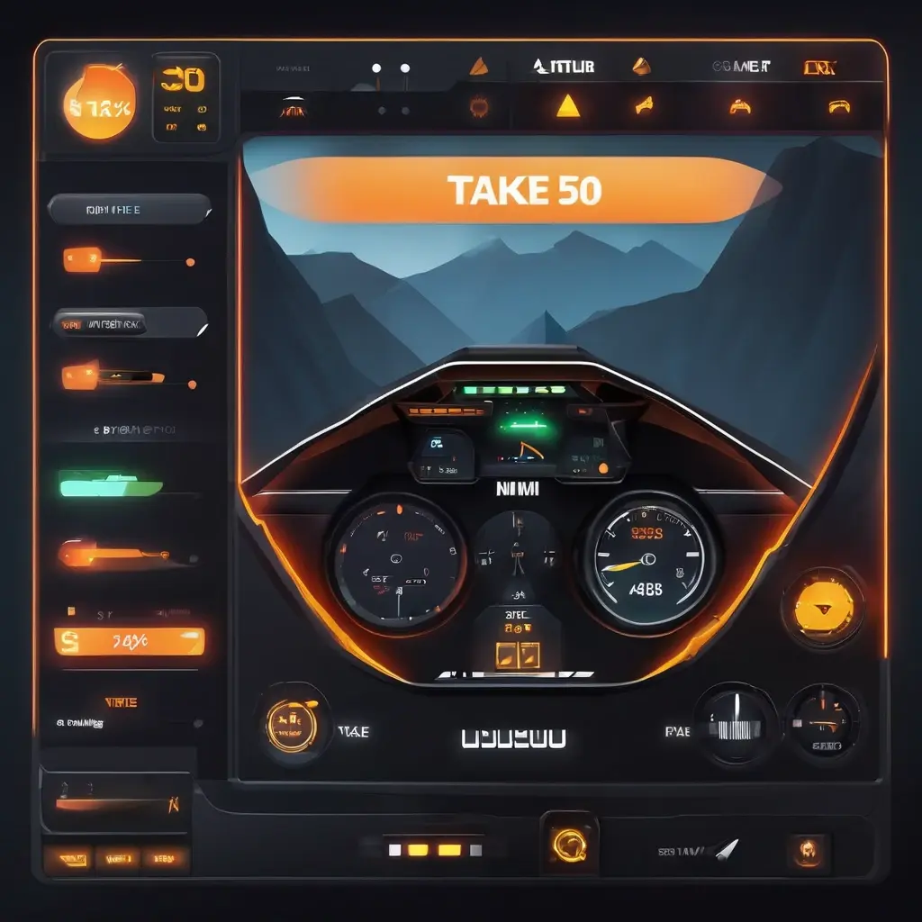 Interface of Pilot game highlighting the unique 50% cashout button