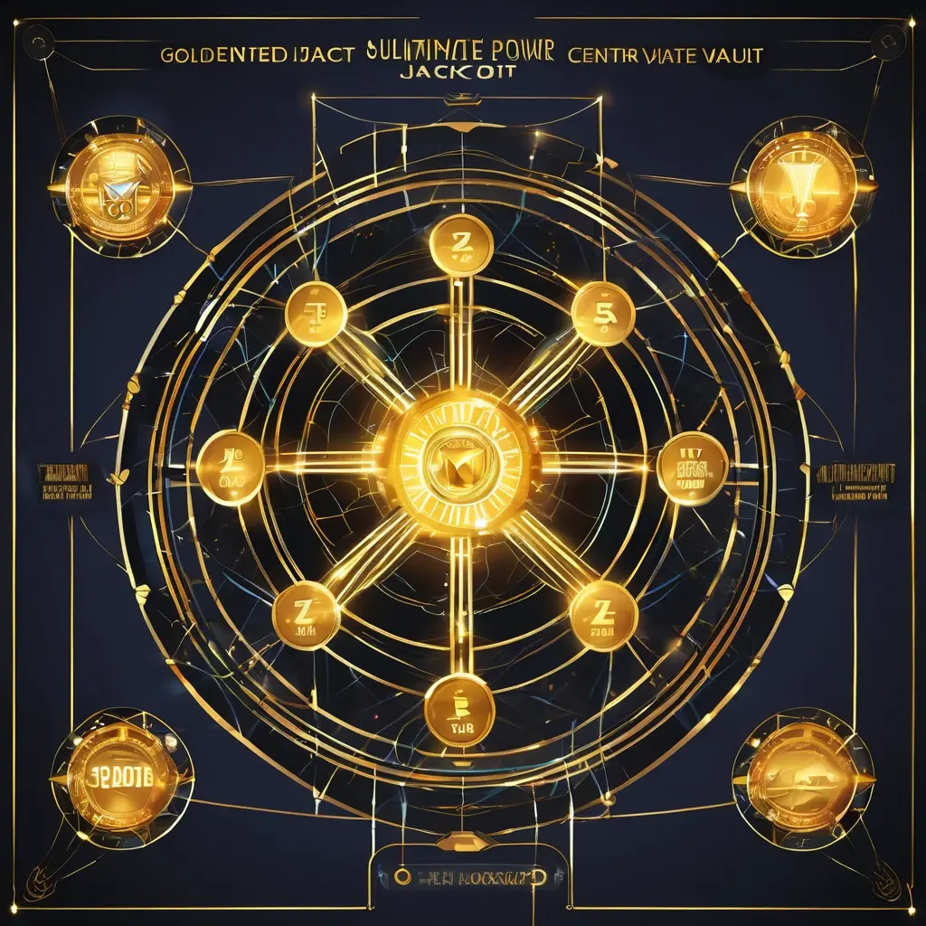 Diagram showing how multiple slot games contribute to a shared progressive jackpot pool