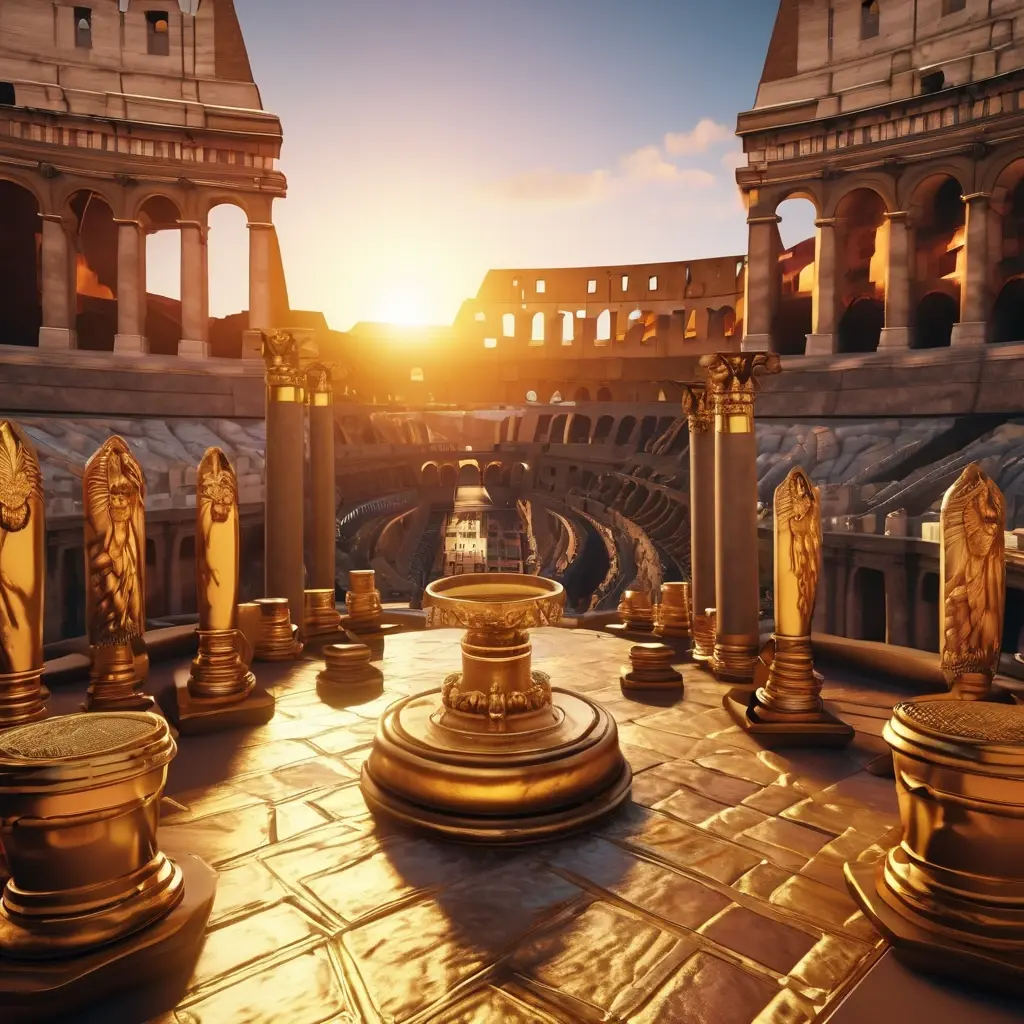 Roma X Slot Gameplay Screenshot