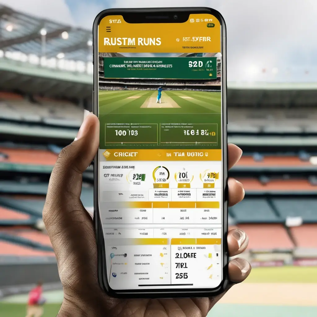 A sports betting dashboard representing Team Total Runs Cricket Guide