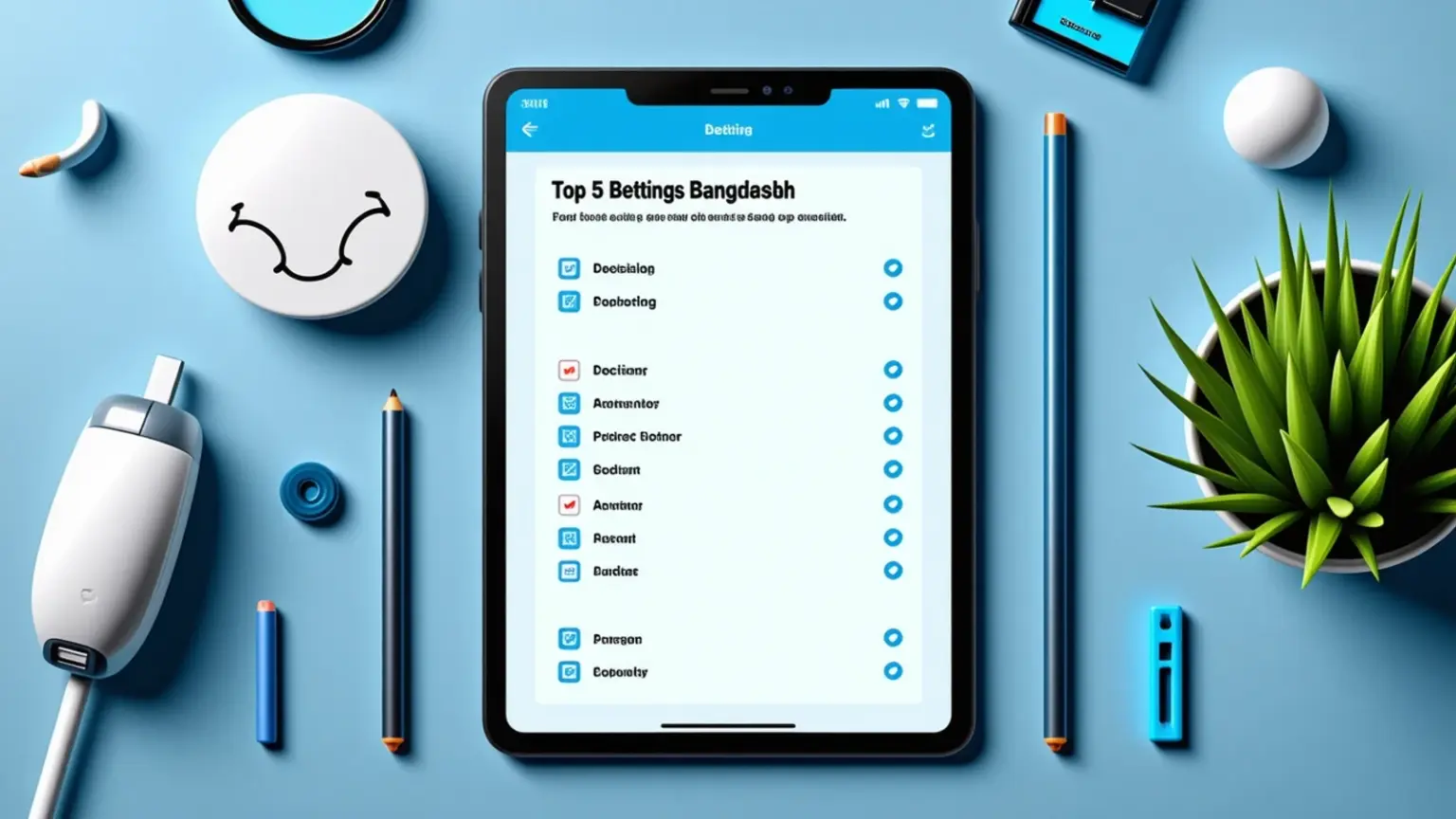 Top 5 Betting Apps Bangladesh checklist interface