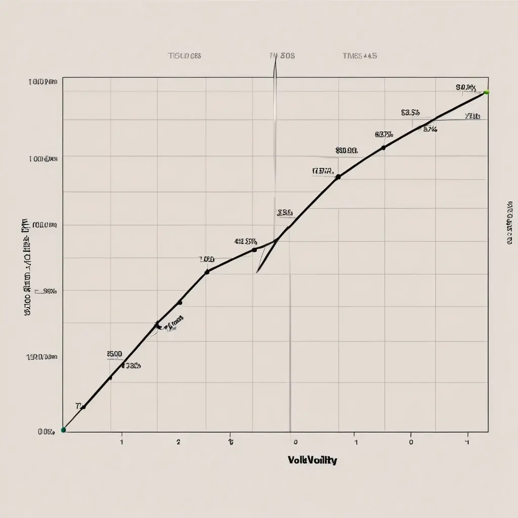 Graph comparing Low vs High Volatility slot payouts over time
