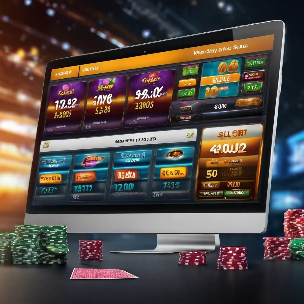 A slot analysis interface representing Volatility vs Max Win in Slots