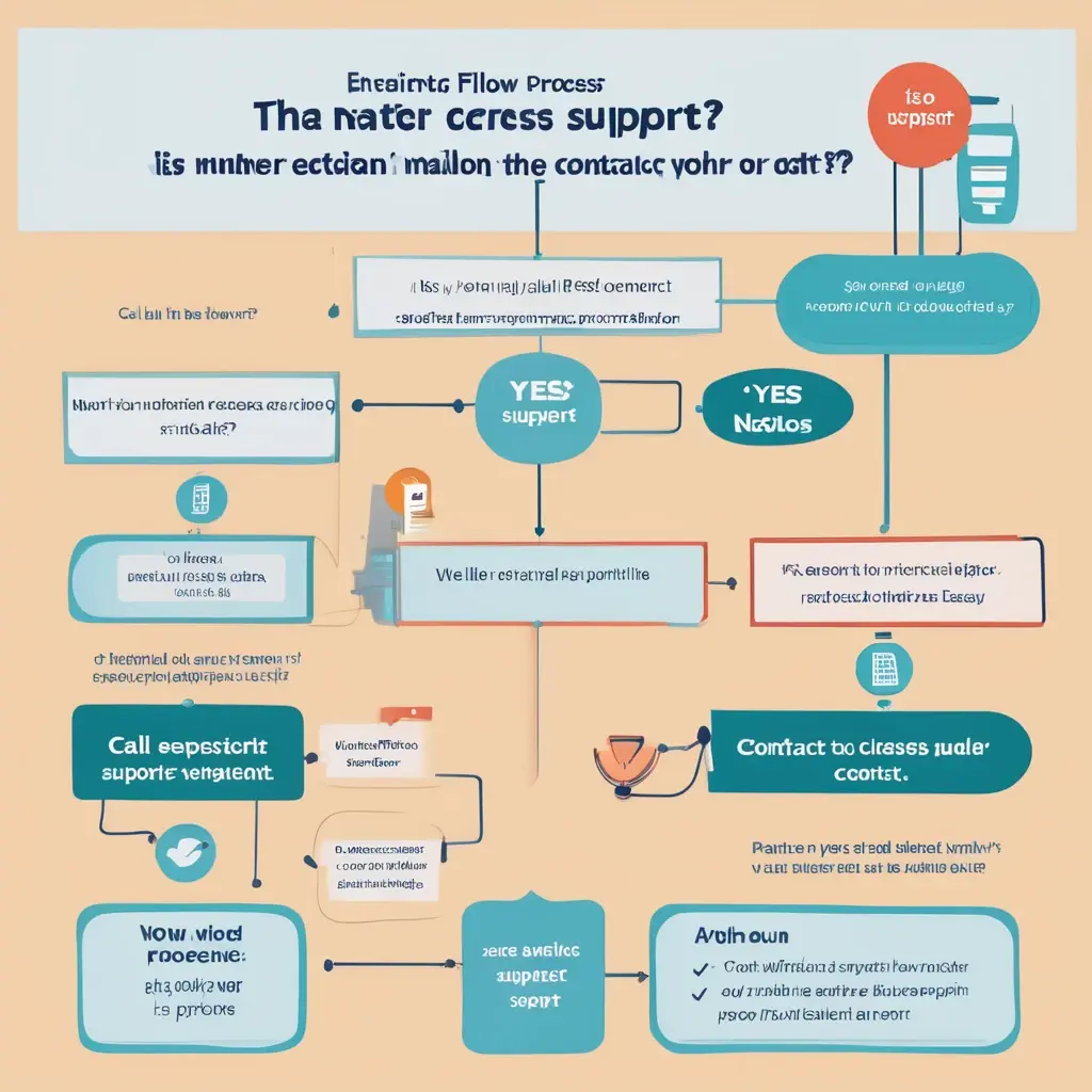 Flowchart showing steps to recover money sent to wrong number
