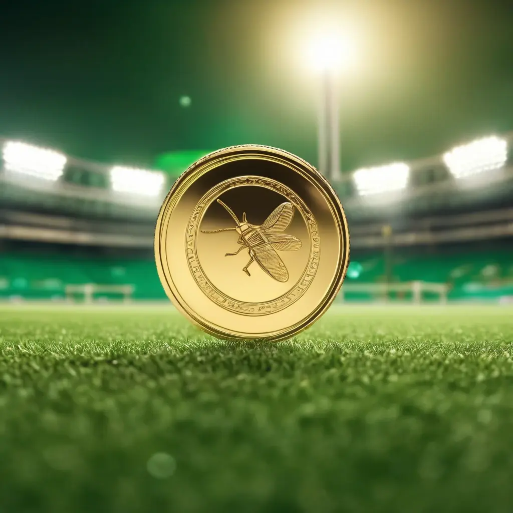 Coin flip moment at an IPL match deciding the fate of the game