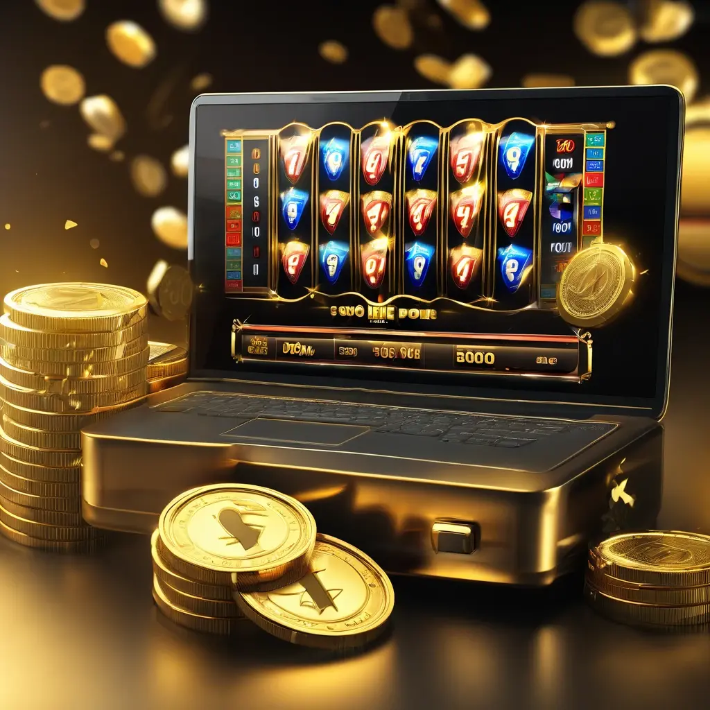 Split screen showing a massive glowing progressive jackpot counter vs a set of fixed prize chests