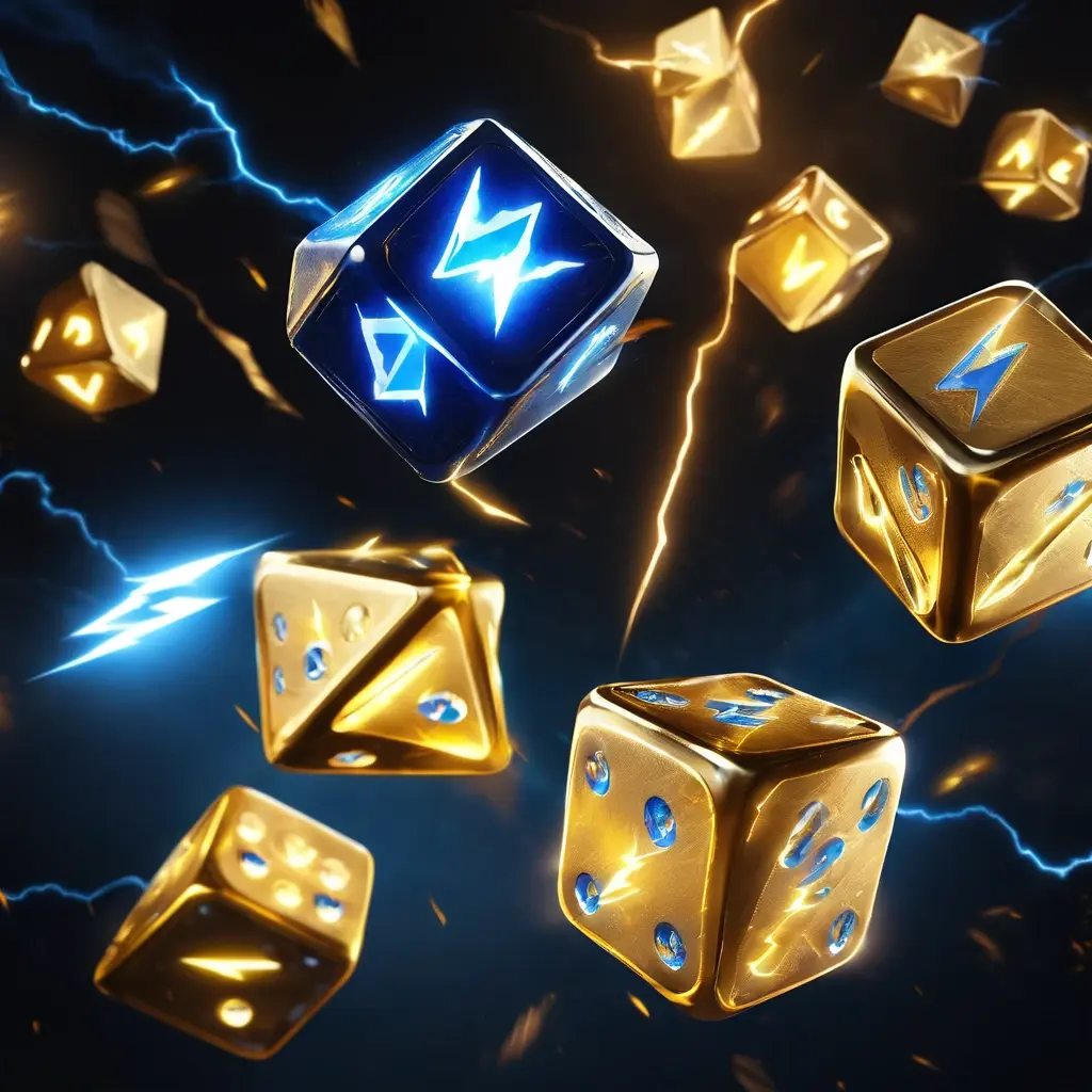 Lightning Dice game studio with lightning effects - লাইটনিং ডাইস