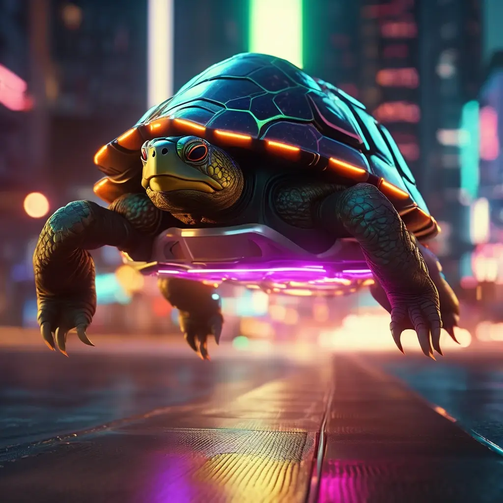 A steady green line graph rising slowly compared to a volatile red jagged line