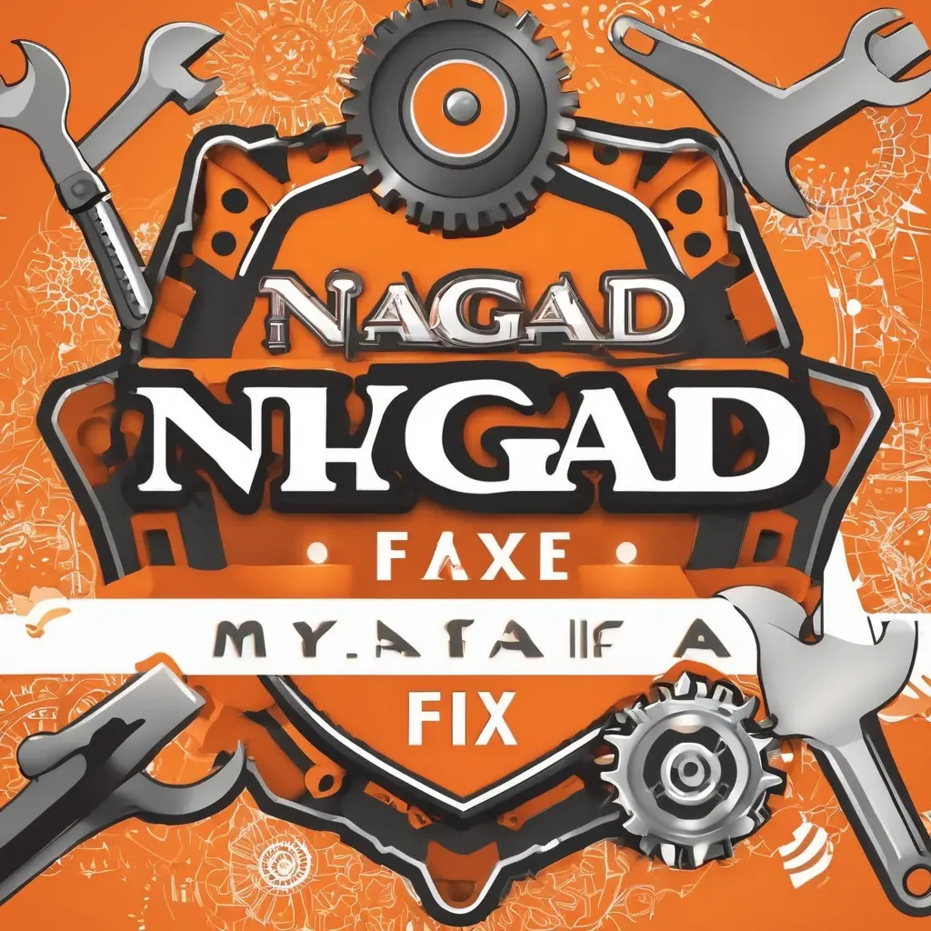 Nagad app showing system maintenance warning with troubleshooting icons