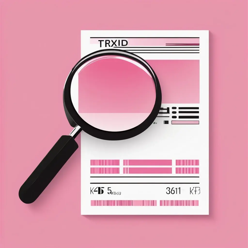 বিকাশ অ্যাপের লেনদেন বিবরণী স্ক্রিন, যেখানে TrxID হাইলাইট করা হয়েছে।