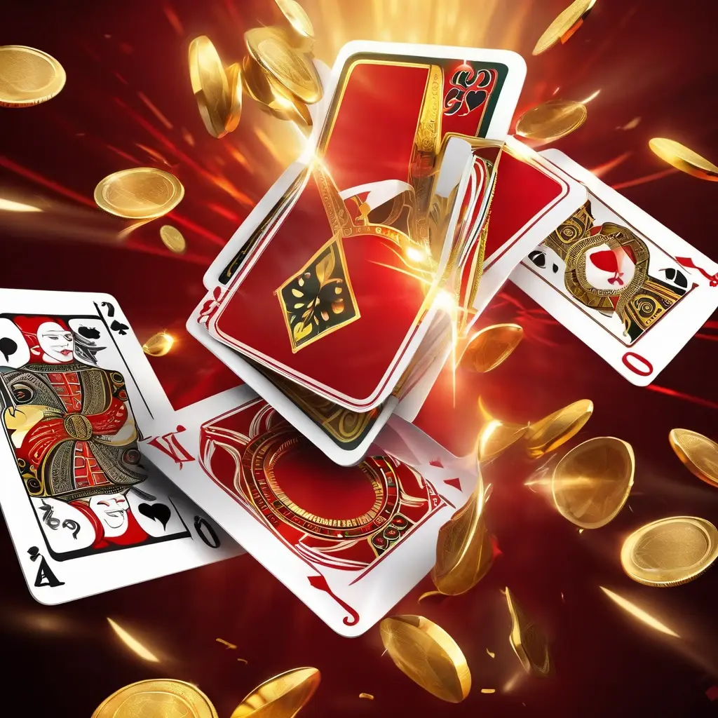 Super Ace slot game screen showing Golden Cards transforming into Joker Wilds