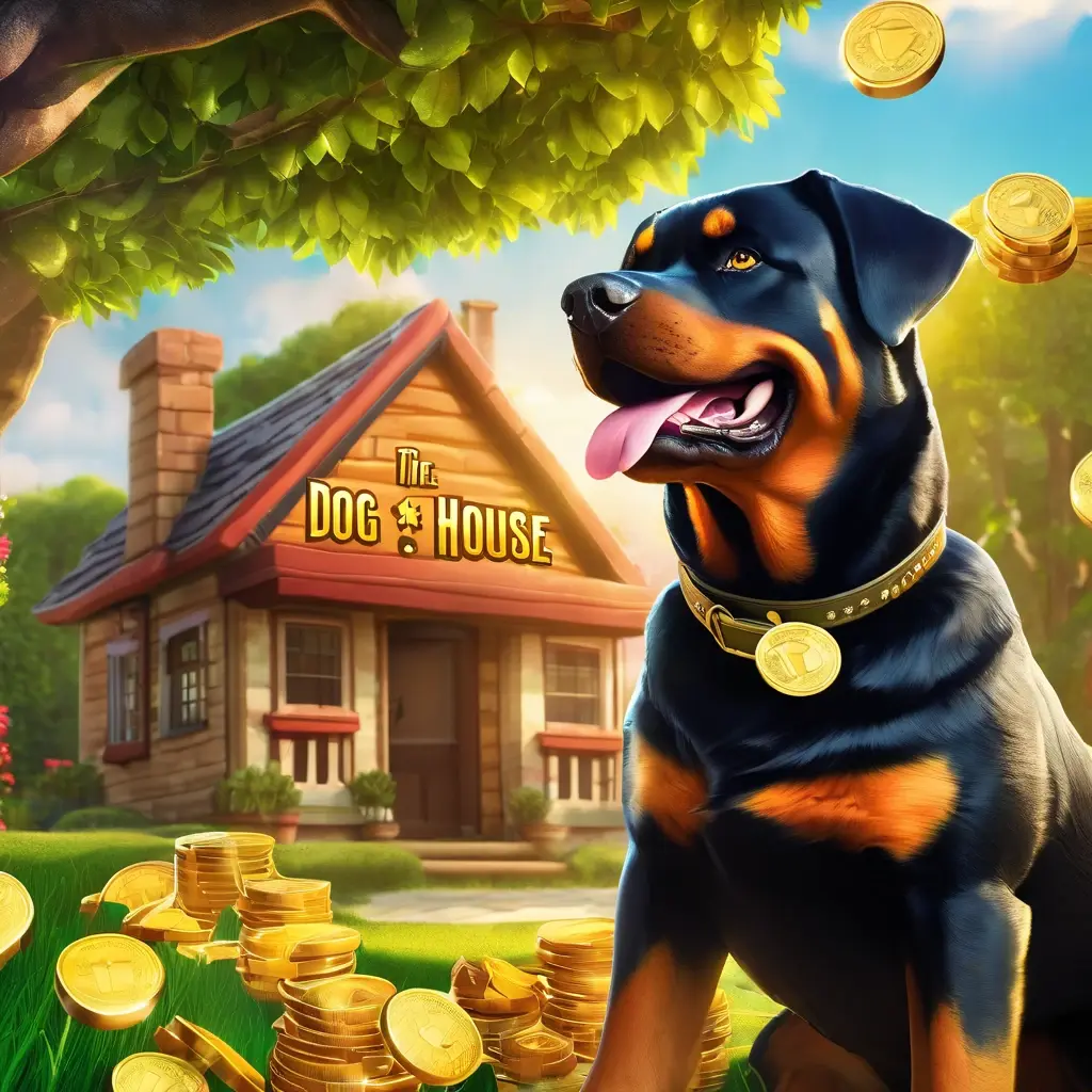 The Dog House Megaways slot characters and logo - দ্য ডগ হাউস মেগাওয়েজ