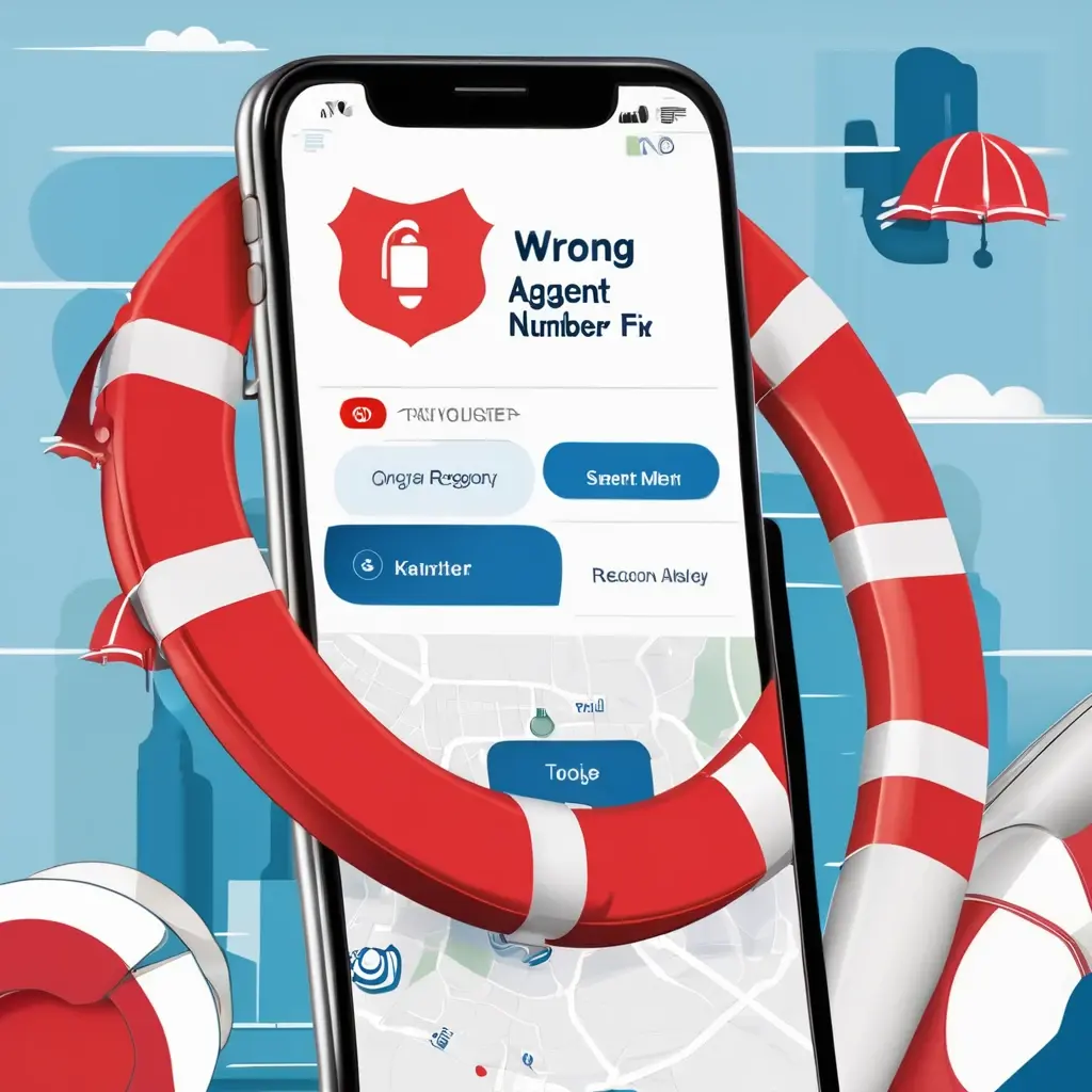 Illustration of a person realizing they sent money to the wrong number, with recovery steps