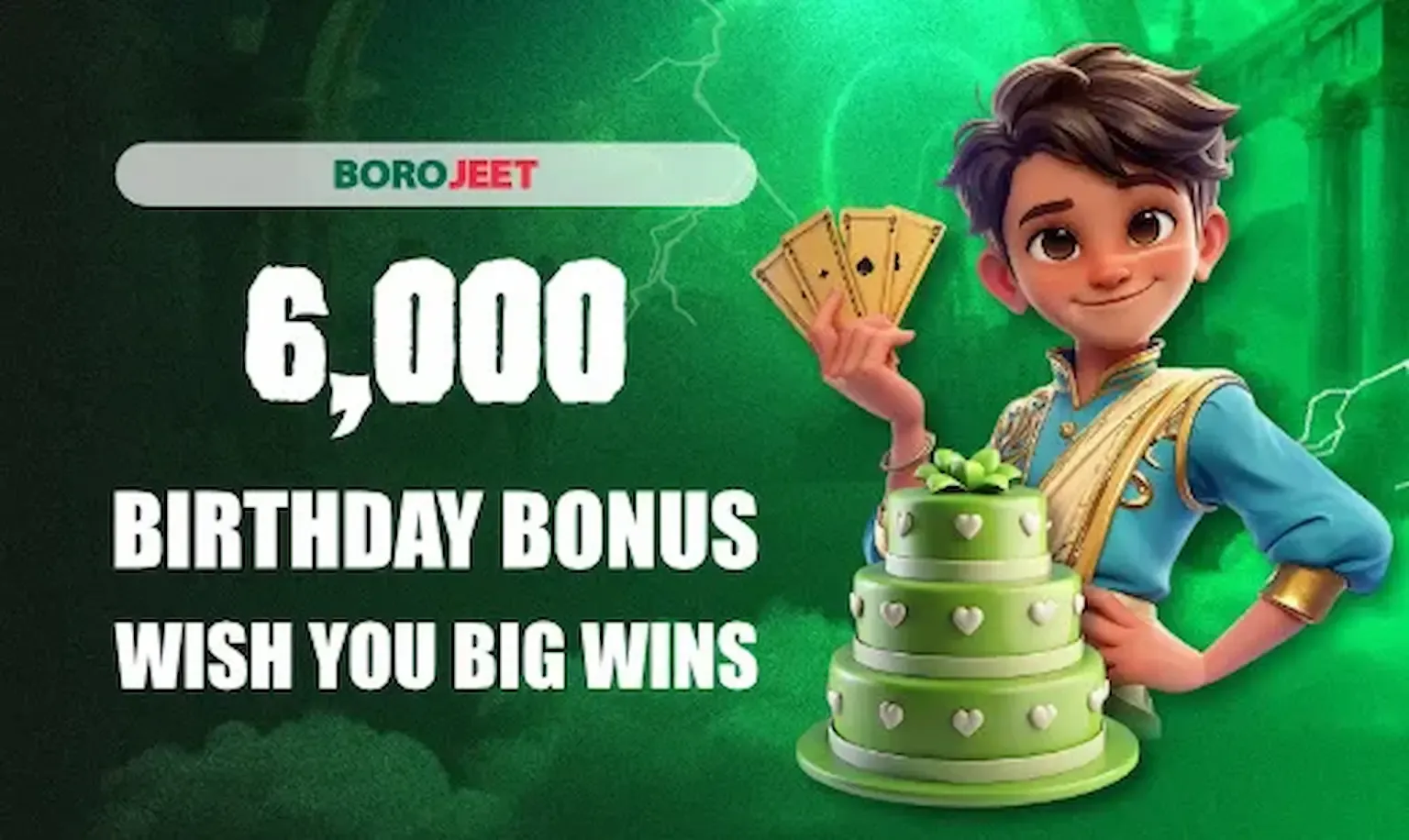 শুভ জন্মদিন বোনাস: ৳6,000 পর্যন্ত পান!