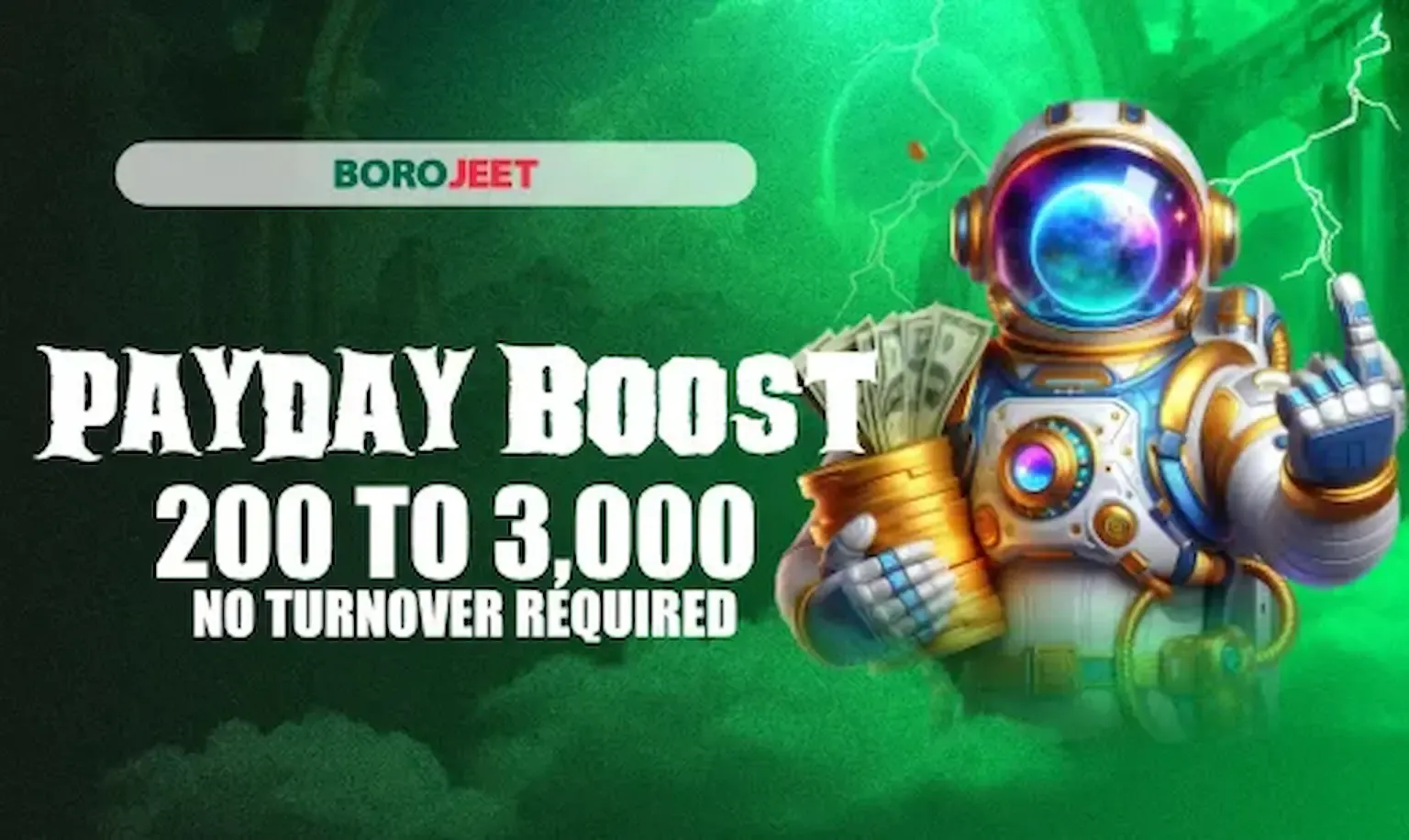 পে-ডে বুস্ট: সমস্ত গেমে ৳3,000 পর্যন্ত জিতুন!